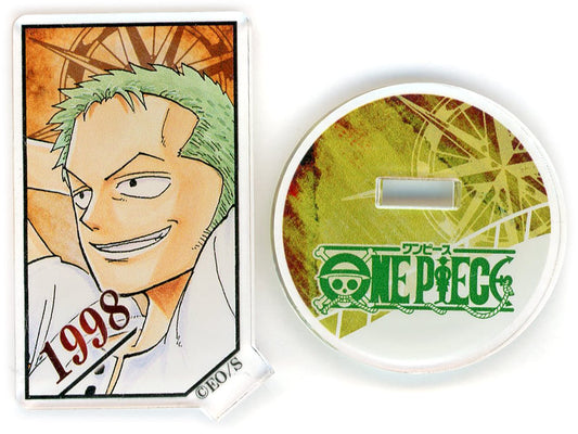 Roronoa Zoro Acrylic Stand - One Piece Acrylic Character Collection “ZORO” Vol.2 (1998) - Height Approx. 54 mm - Pre-owned
