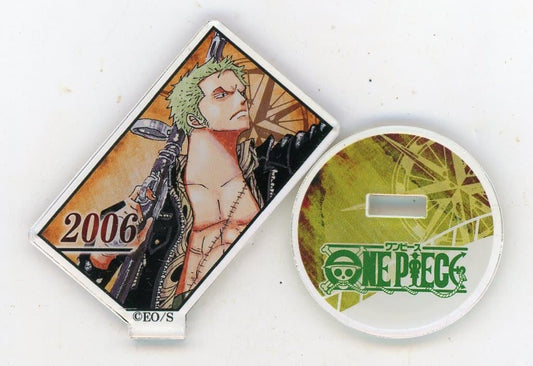 Roronoa Zoro Acrylic Character Collection “ZORO” Vol.2 Acrylic Stand (2006) - Shueisha - Pre-owned