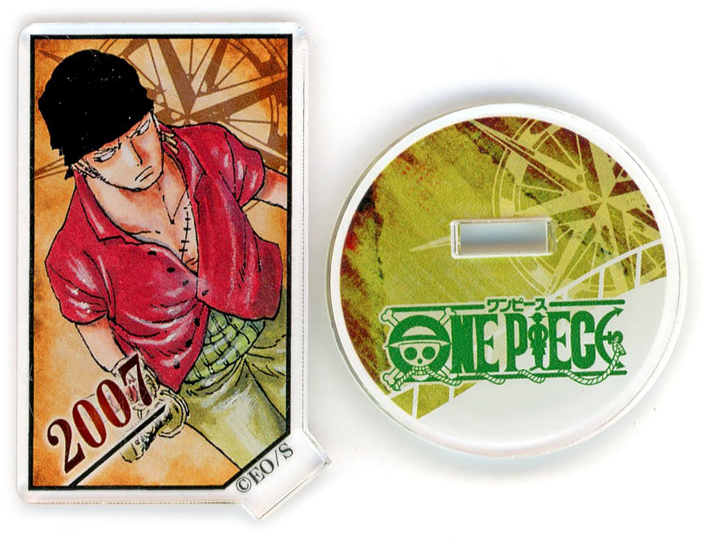 Roronoa Zoro Acrylic Character Stand 2007 - One Piece Acrylic Charactor Collection “ZORO” 2nd Series (Pre-owned)