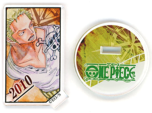 Roronoa Zoro Acrylic Stand - One Piece Acrylic Character Collection “ZORO” Vol.2 (2010) - Height Approx. 54 mm - Pre-owned