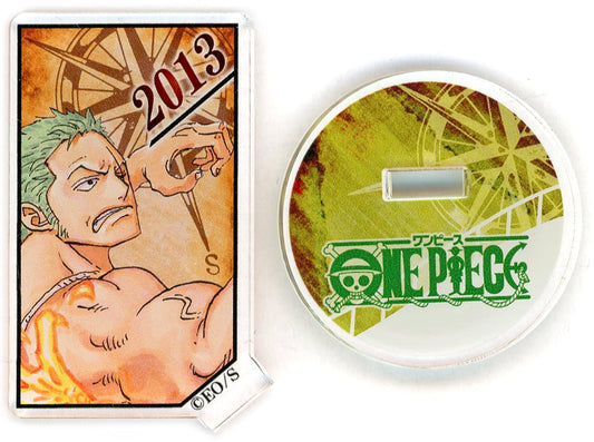 Roronoa Zoro Acrylic Character Collection “ZORO” Vol.2 Acrylic Stand - Shueisha (2013) Height Approx. 54 mm - Pre-owned