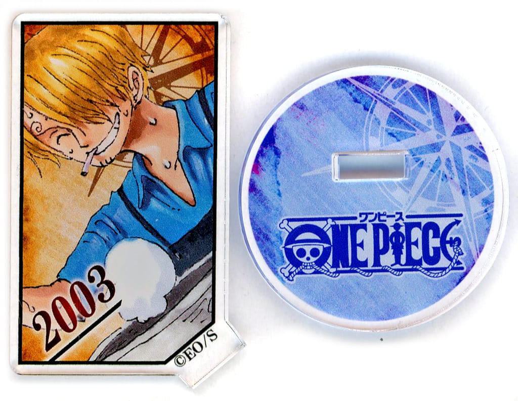Sanji Acrylic Character Stand - One Piece Acrylic Char Collection SANJI (2003) - Height Approx. 54 mm - Pre-owned