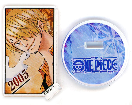 Sanji Acrylic Character Collection SANJI (2005) Acrylic Stand - One Piece - Shueisha (Used, Height Approx. 54 mm)