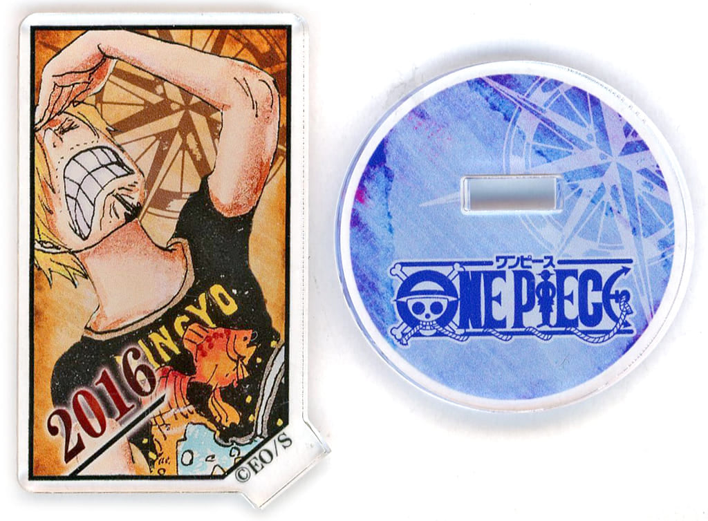 Sanji Acrylic Character Collection Stand - One Piece - 2016 Edition - Height Approx. 54 mm - Pre-owned