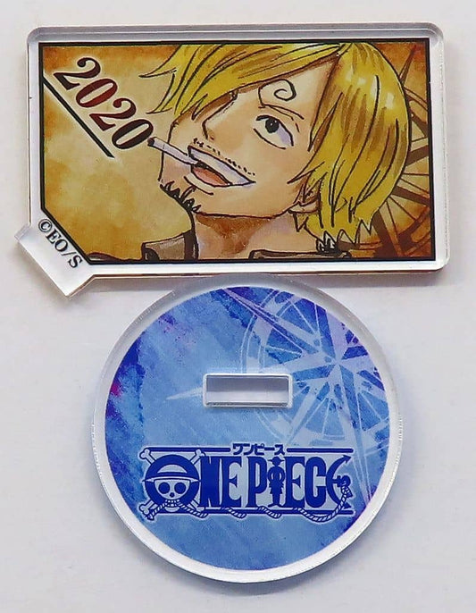 Sanji Acrylic Character Stand - One Piece Acrylic Characolle “SANJI” (2020) - Height Approx. 54 mm - Shueisha (Pre-owned)