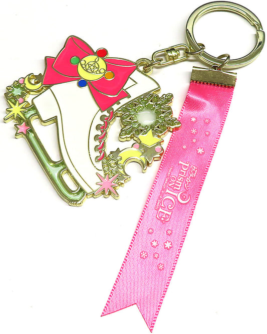 Sailor Moon Prism On Ice Stained-Glass Style Logo Keychain - King Records - Approx. 10.5 x 6 cm (Pre-owned)