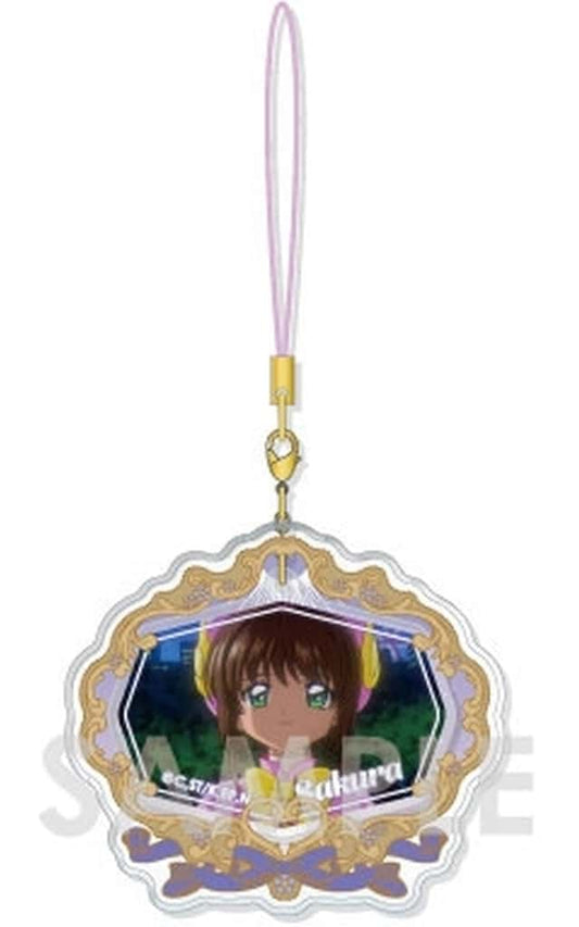 Sakura Kinomoto (D) Dress-Up Clear Charm Keychain - Cardcaptor Sakura - Sol International - Approx. 65 mm (Pre-owned)