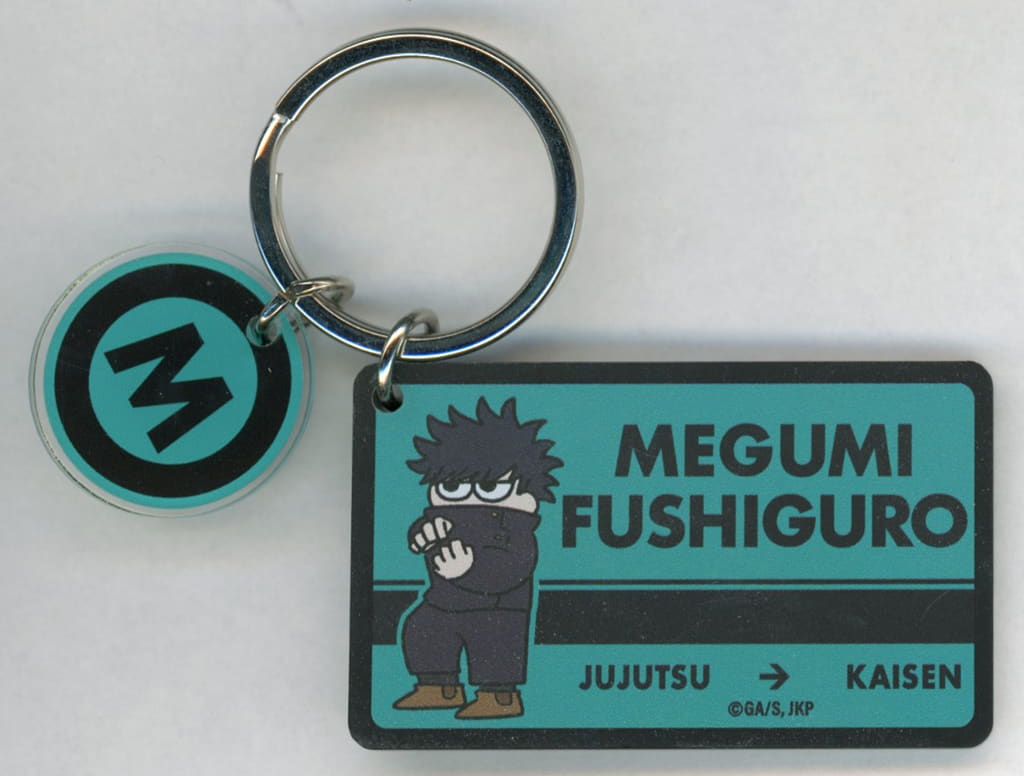 Megumi Fushiguro (Shibuya Incident) Double Rubber-Coated Acrylic Keychain - Jujutsu Kaisen PLAZA in Loft - Nippon TV Service - Approx. 5.8 cm