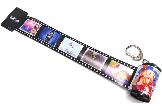 One Piece Scene Film Keychain B - ONE PIECE EMOTION Exhibition Film Key Holder (Movic) Height Approx. 5 cm, Pre-owned