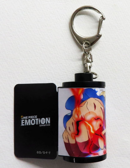One Piece Movie Exhibition Scene Film Keychain C (Movic) - Film Strip Keyholder, Height Approx. 5 cm - Pre-owned