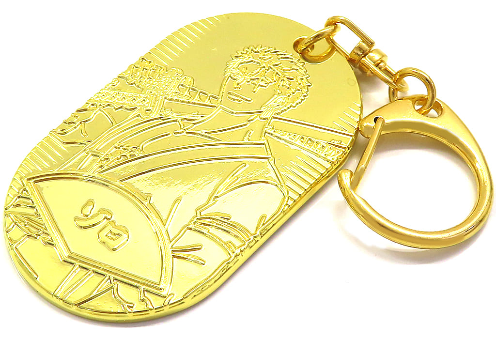 Roronoa Zoro One Piece EMOTION Wano Koban-Shaped Keychain - Movic - Approx. 3.5 x 6 cm (Pre-owned)