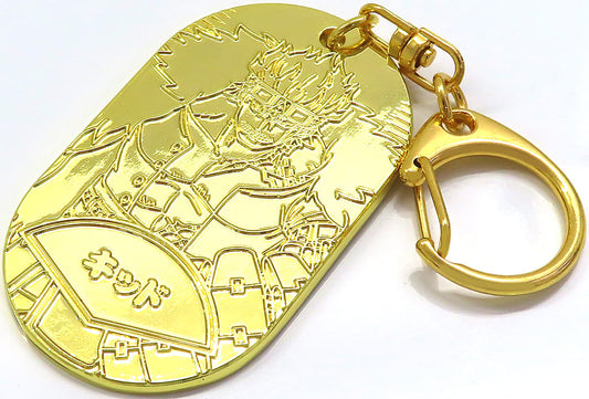 Eustass Kid One Piece EMOTION Wano Country Koban-Shaped Keychain (Movic) - Approx. 3.5 x 6 cm