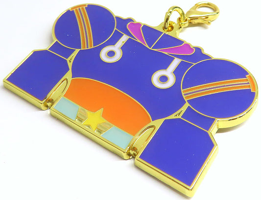 Franky Costume Charm Keychain - One Piece EMOTION Egghead Collection (Movic, Approx. 3 x 5 cm) - Pre-owned