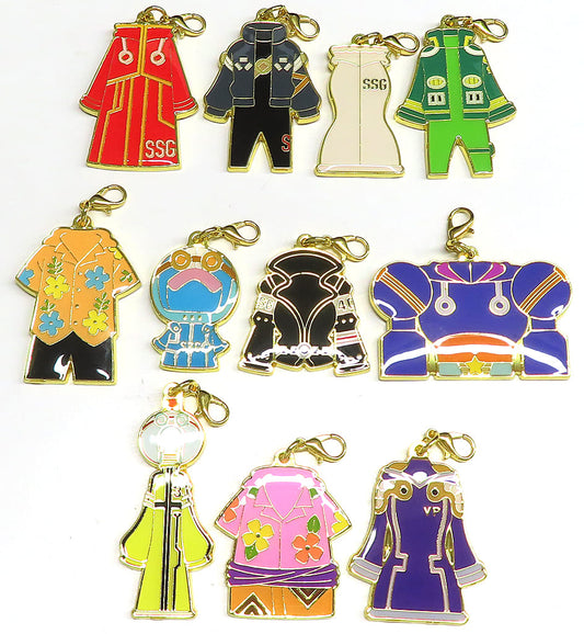 One Piece EMOTION Egghead Costume Charm Collection - Complete 11-Piece Set (Movic, Approx. 3 x 5 cm)