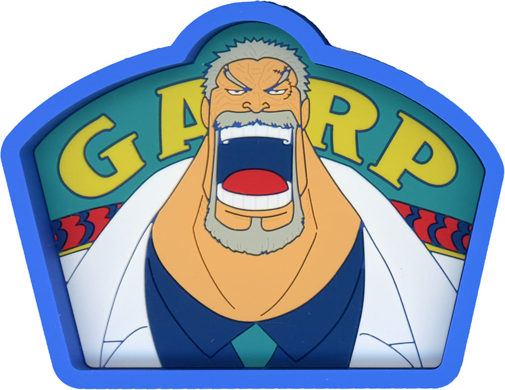 Monkey D. Garp Rubber Tray One Piece Legendary Hero Ichiban Kuji H Prize by BANDAI SPIRITS, Approx. 10 cm