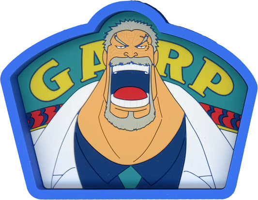 Monkey D. Garp Rubber Tray One Piece Legendary Hero Ichiban Kuji H Prize by BANDAI SPIRITS, Approx. 10 cm