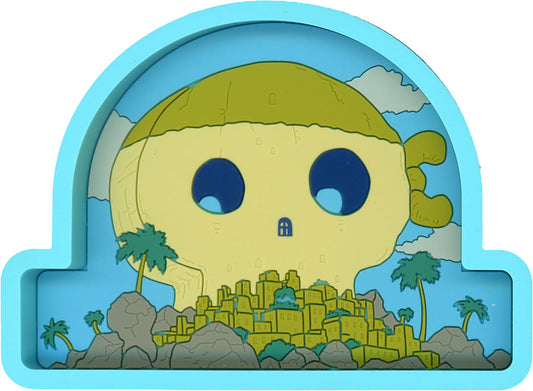 Hachinosu Island Rubber Tray One Piece: The Legendary Hero Ichiban Kuji H Prize by BANDAI SPIRITS, Approx. 10 cm