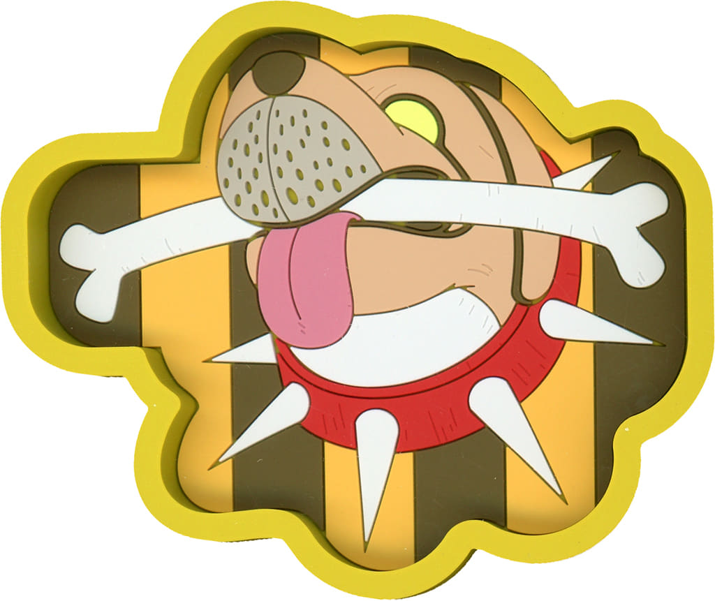 Monkey D. Garp Battleship Rubber Tray H Prize from One Piece: Legendary Hero, BANDAI SPIRITS, 10 cm