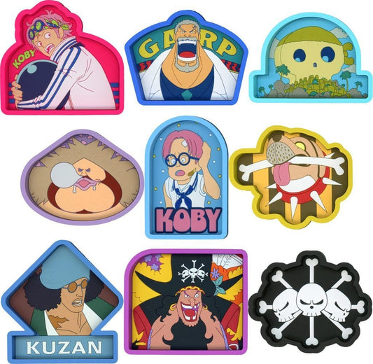 One Piece Ichiban Kuji Legendary Hero H Prize Rubber Tray Complete Set of 9 Designs by BANDAI SPIRITS