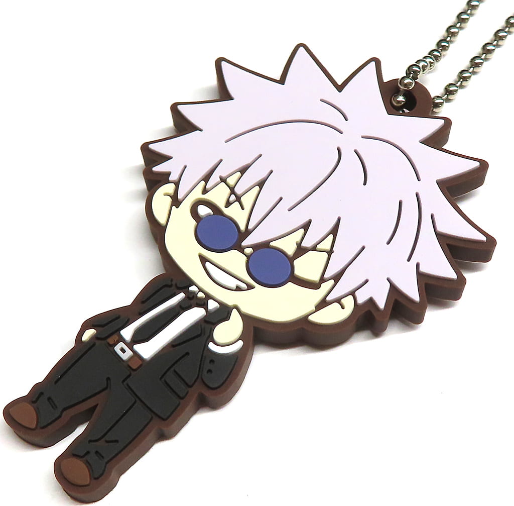 Satoru Gojo (Suit) Rubber Mascot Keychain - Jujutsu Kaisen Nitotan Approx. 60 mm (Takara Tomy Arts)