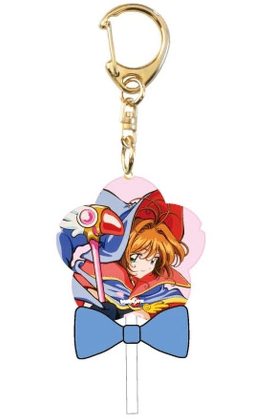 Sakura Kinomoto Candy-Shaped Acrylic Keychain Design 8 - Cardcaptor Sakura - Ensky - Approx. 85 x 50 x 5 mm (Pre-owned)