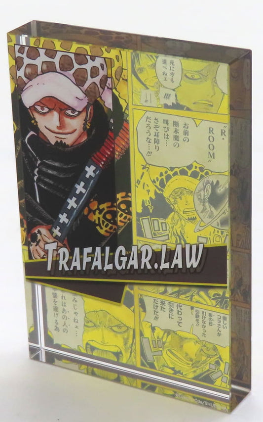 Trafalgar Law Acrylic Block "HERO" (2024) - One Piece - Shueisha - Pre-owned - Height Approx. 100 mm