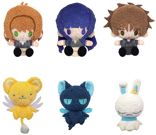 Cardcaptor Sakura: Clear Card Arc Plush Mascot Complete Set of 6 - Tapioca Maker - Approx. 83 x 66 x 25 mm - Pre-owned