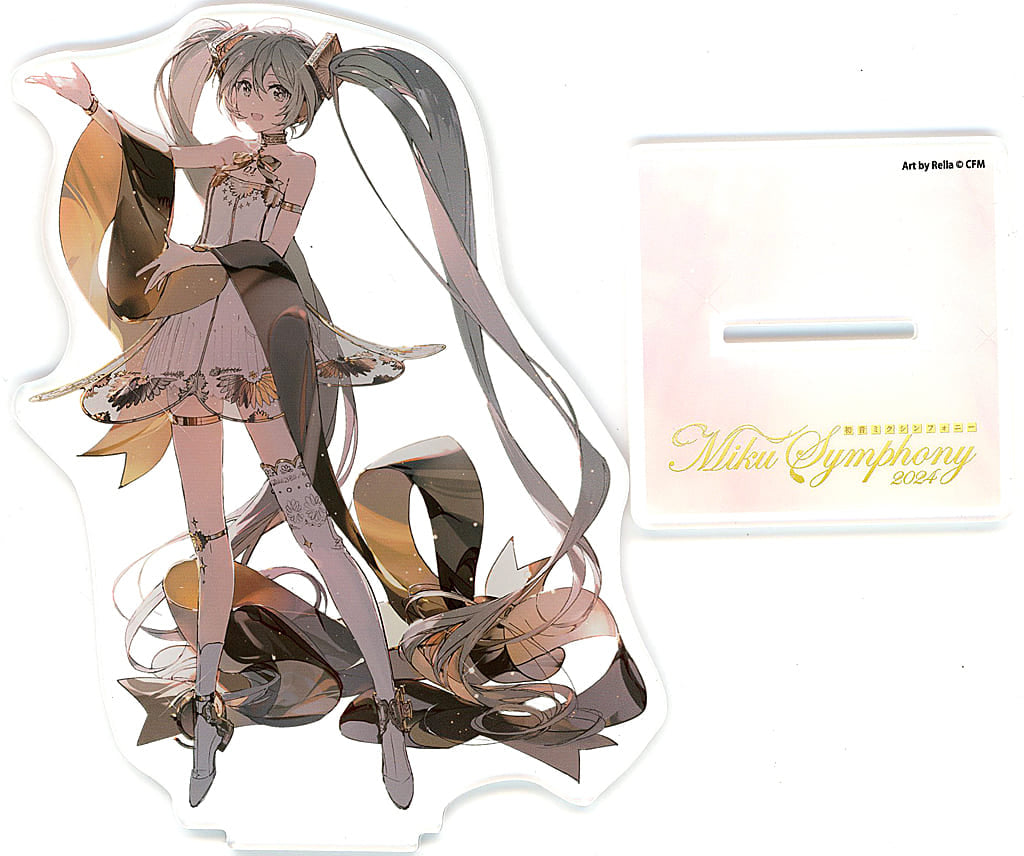 Hatsune Miku Acrylic Stand (Suntory Hall ver.) — Hatsune Miku Symphony 2024 "Luka 15th Anniversary" Event Acrylic Stand (Approx. 130×103mm, Pre-owned)