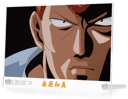 Kazuma Kuwabara A5 Acrylic Panel - Yu Yu Hakusho (ARMA BIANCA, Approx. 21 x 14.8 cm, Pre-owned)