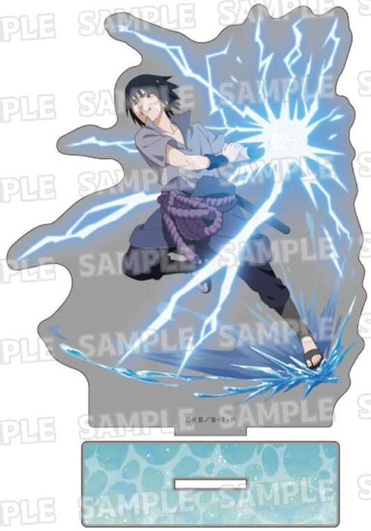 Sasuke Uchiha (Training ver.) BIG Acrylic Stand - Naruto Shippuden - Approx. 160 mm - Medicos Entertainment (Pre-owned), No. 2