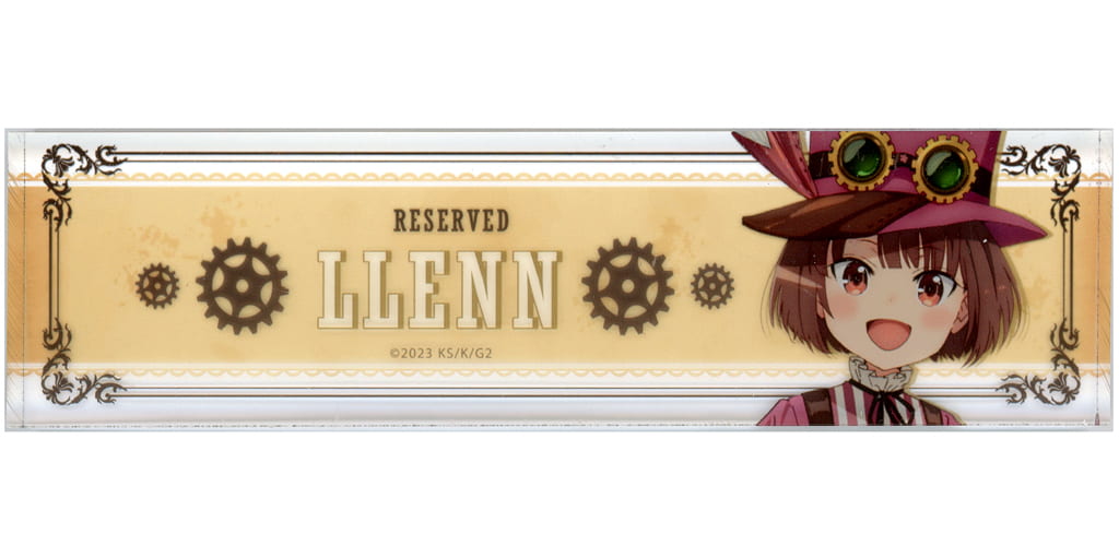 LLENN Reserved-Seat-Style Desk Plate Sword Art Online GGO II