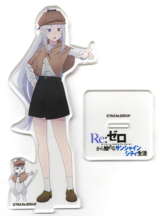 Emilia & Puck Acrylic Stand - Re:ZERO Sunshine City Life