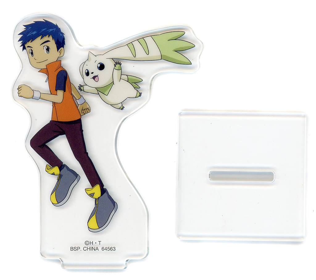 Li Jianliang & Terriermon Acrylic Stand - Digimon Lottery D Prize