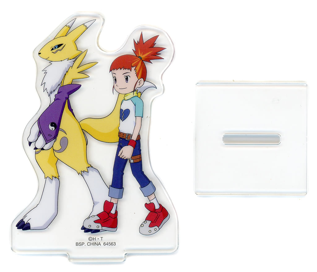 Ruki Makino & Renamon Acrylic Stand Digimon Ichiban Kuji D Prize