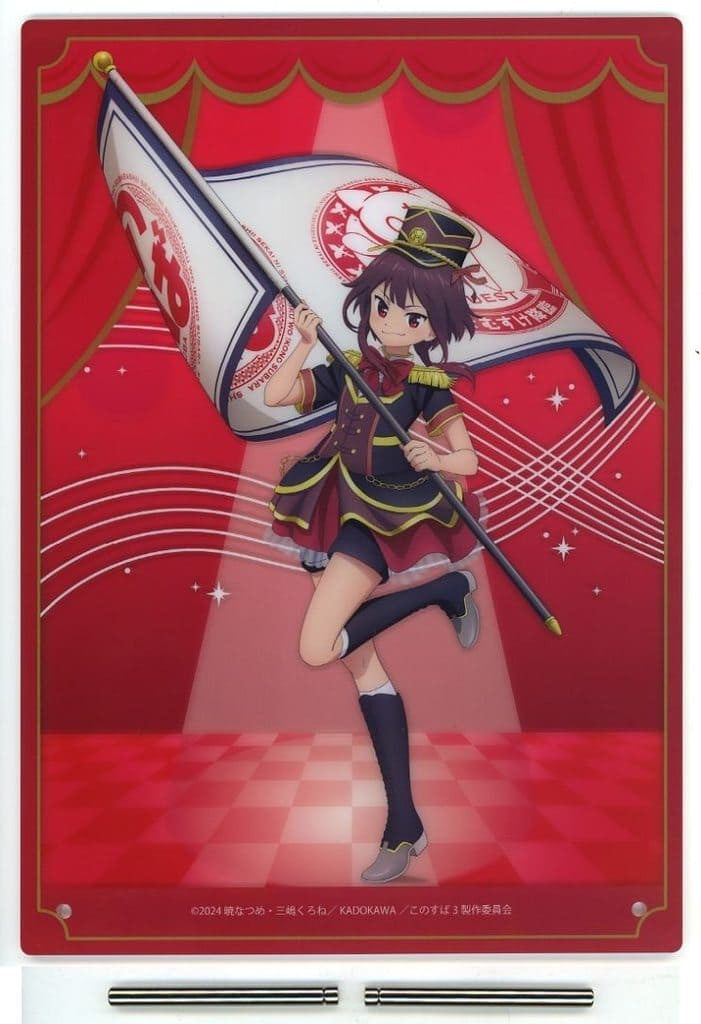 Megumin BIG Acrylic Board KonoSuba 3 Marching Prize A