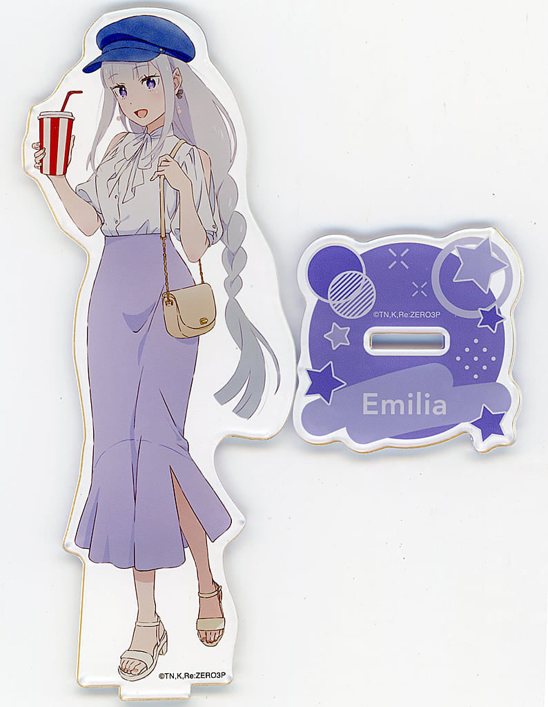 Emilia Acrylic Stand Figure Movie Theater Ver. - Re:ZERO