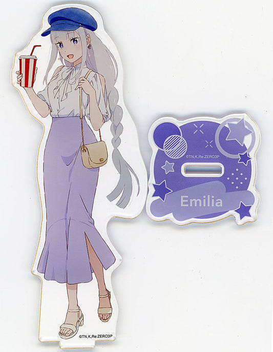 Emilia Acrylic Stand Figure Movie Theater Ver. - Re:ZERO