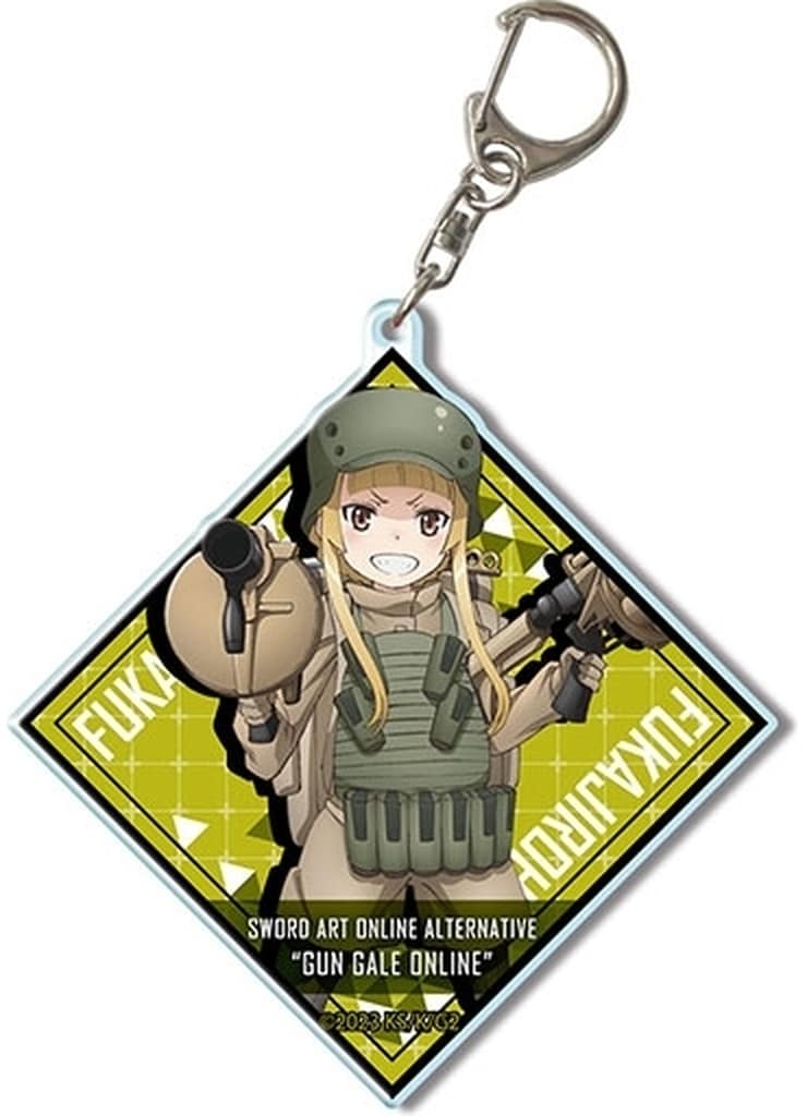 Sword Art Online Alternative Gun Gale Online II Fukajiro/A Big Acrylic Keychain