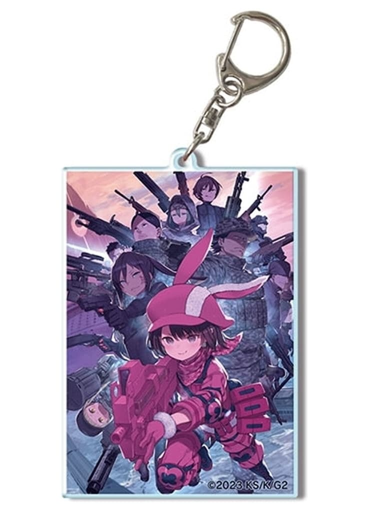Sword Art Online Alternative Gun Gale Online II Design 08 Big Acrylic Keychain