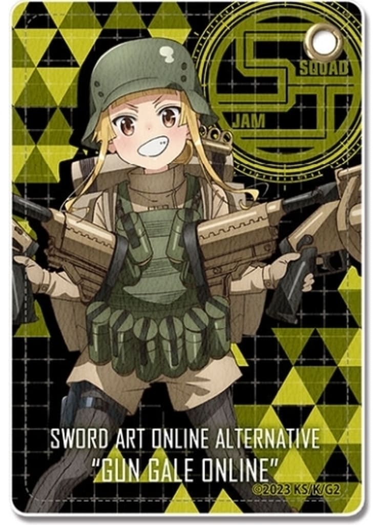 Design 03 (Fukaziroh Jiro) Leather Pass Case - Gun Gale Online II