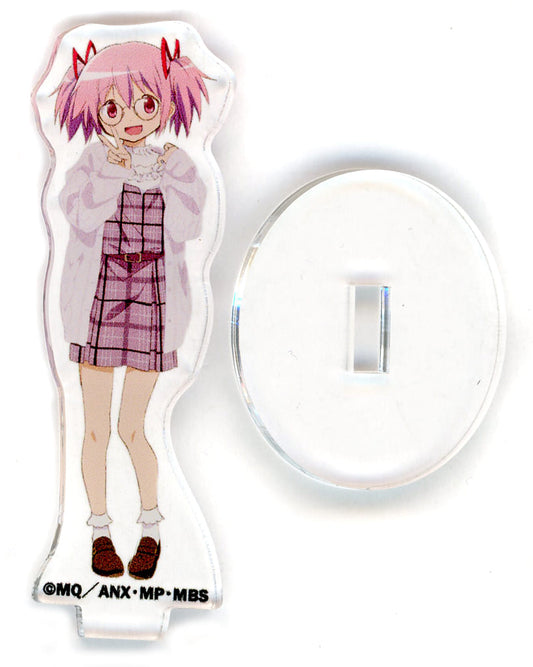 Madoka Kaname Acrylic Stand - Zoff x Puella Magi Madoka Magica Glasses Model (Approx. 60 mm) - Single Item