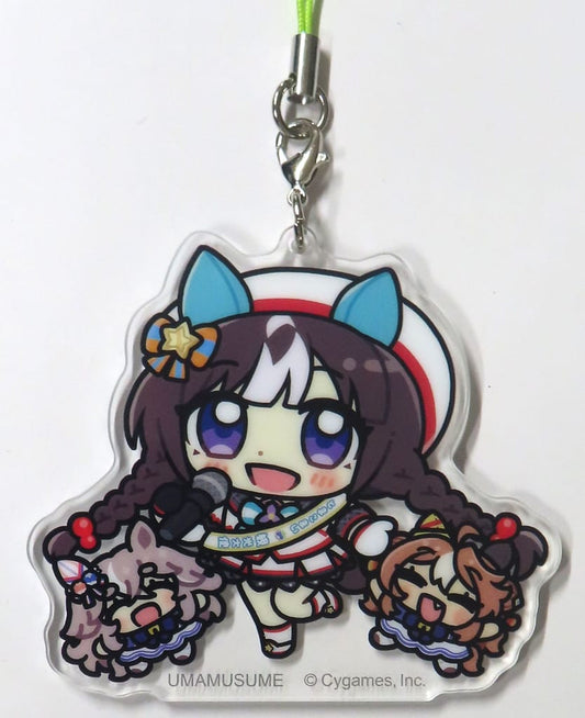 Hokko Tarumae, Copano Rickey & Wonder Acute Acrylic Strap Set - Uma Musume Pretty Derby Acrylic Strap ~With Plush~ Vol.5 (Approx 80mm)