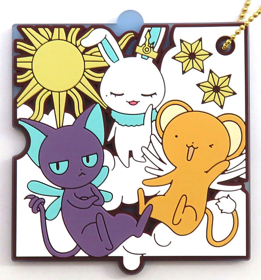 Cerberus & Spinel Sun & Momo Rubber Charm F Prize - Cardcaptor Sakura 25th Anniversary (Length Approx. 6 cm) BANDAI SPIRITS
