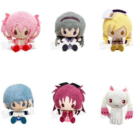 Puella Magi Madoka Magica the Movie: Rebellion Plush Mascot Full Set of 6 - Tapioca Brand (Approx. 83 x 66 x 25 mm)