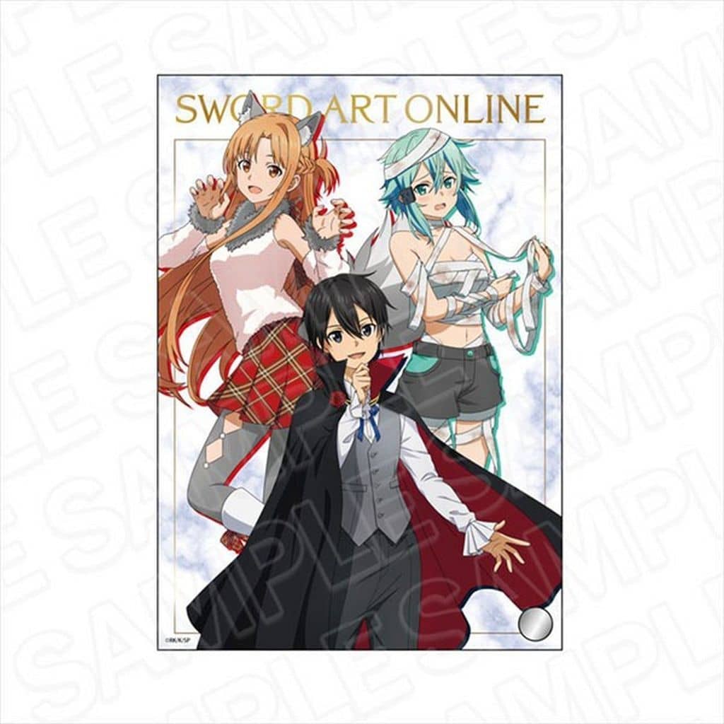 Kirito, Asuna & Sinon Mini Acrylic Art Monster/Yokai Ver.