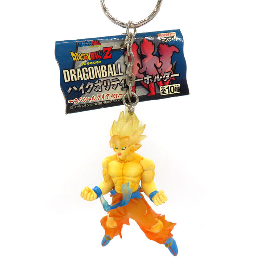 Son Goku Super Saiyan High-Quality Keychain - Special Clear ver. - Dragon Ball Z - Banpresto - Approx. 10 cm