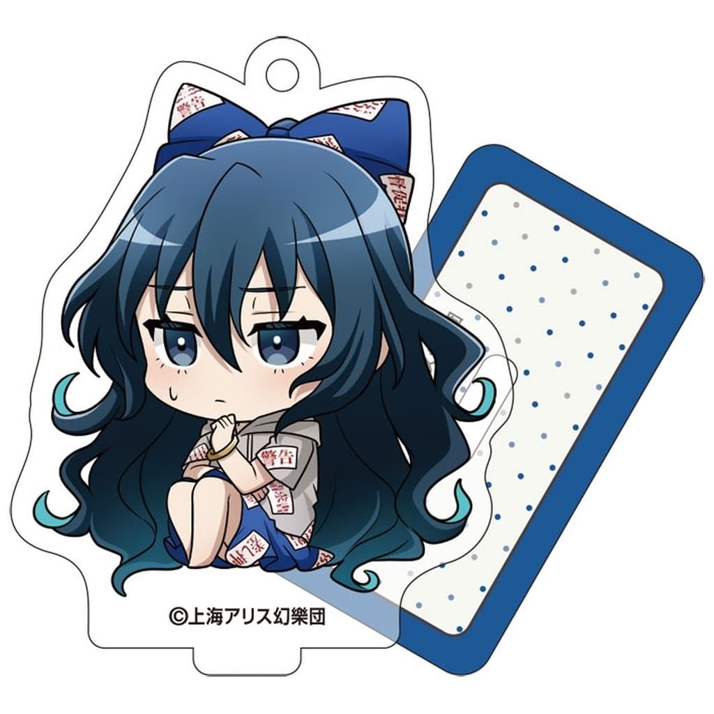 Shion Yorigami Acrylic Keyholder with Stand - Touhou Project (Movic) · approx. 6.5cm x 6.5cm · Full-color Acrylic Charm