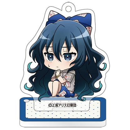 Shion Yorigami Acrylic Keyholder with Stand - Touhou Project (Movic) · approx. 6.5cm x 6.5cm · Full-color Acrylic Charm