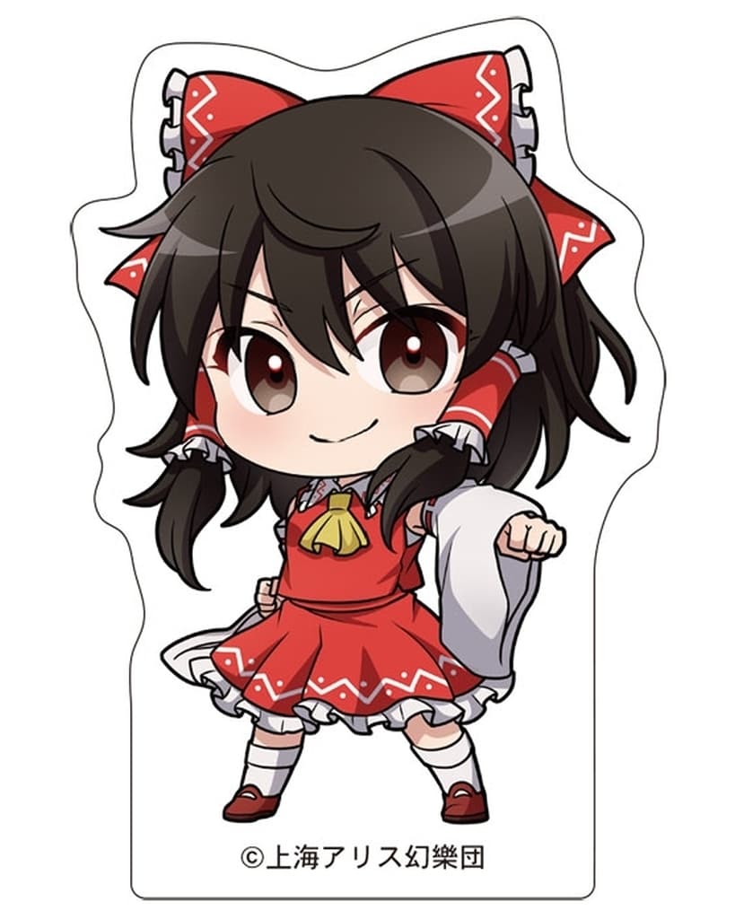 Reimu Hakurei Korotto Acrylic Figure Collection Stand - Touhou Project - Movic - Approx. 6.5cm (Pre-owned)