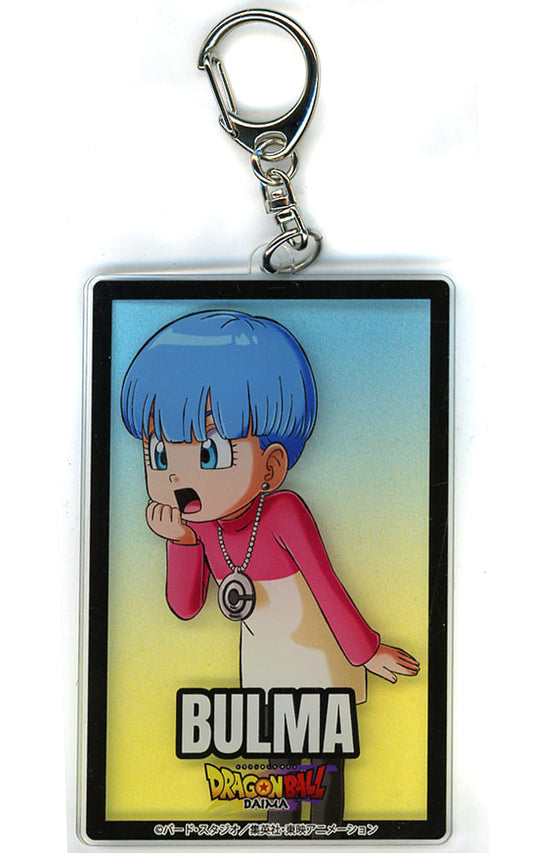 Bulma Acrylic Keychain - Dragon Ball Daima × Lawson Collaboration (Approx. 58 x 94 mm) - Lawson Official
